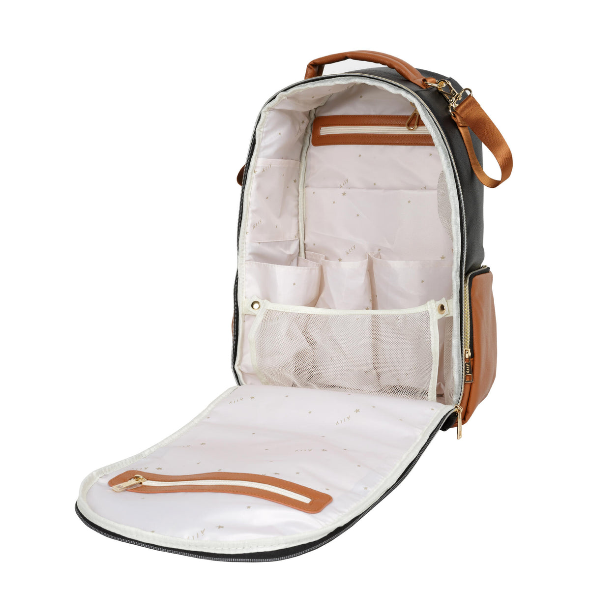 Ally Scandic Large Diaper Backpack – Black Coffee, photo 7