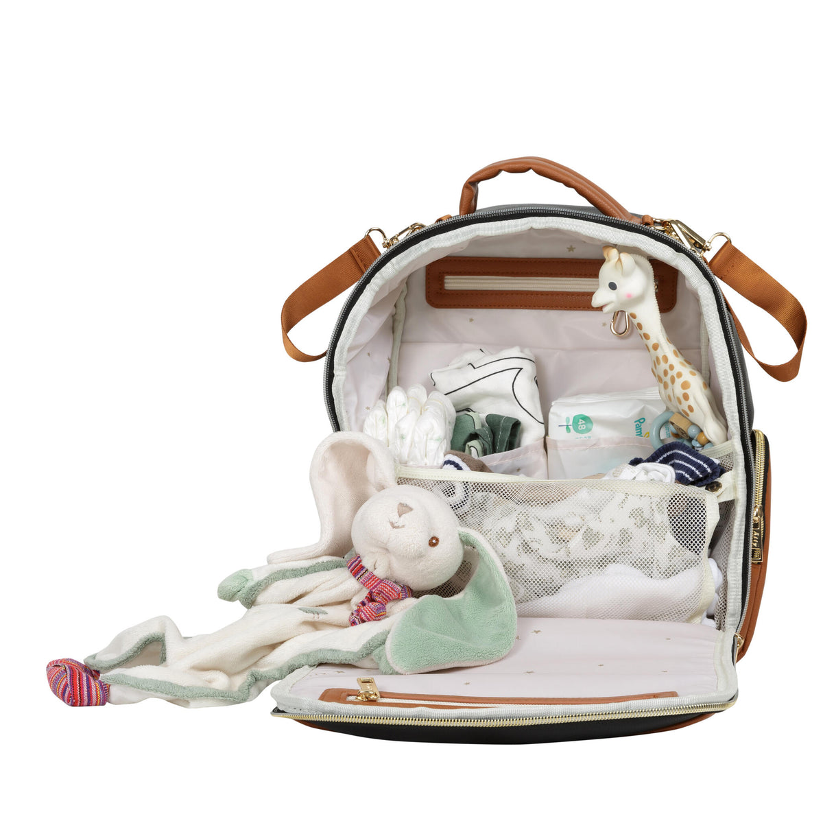 Ally Scandic Small Diaper Backpack – Cappuccino, photo 8