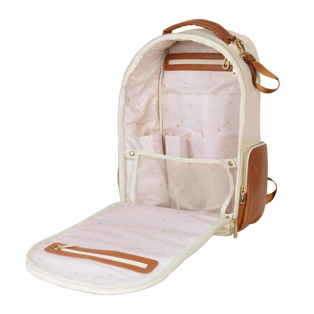 Ally Scandic Small Diaper Backpack – Cappuccino, photo 7