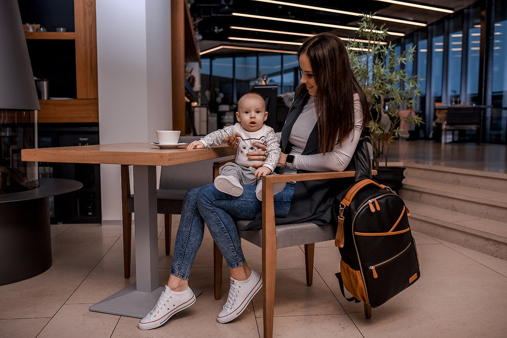 Ally Scandic Large Diaper Backpack – Black Coffee, photo 23
