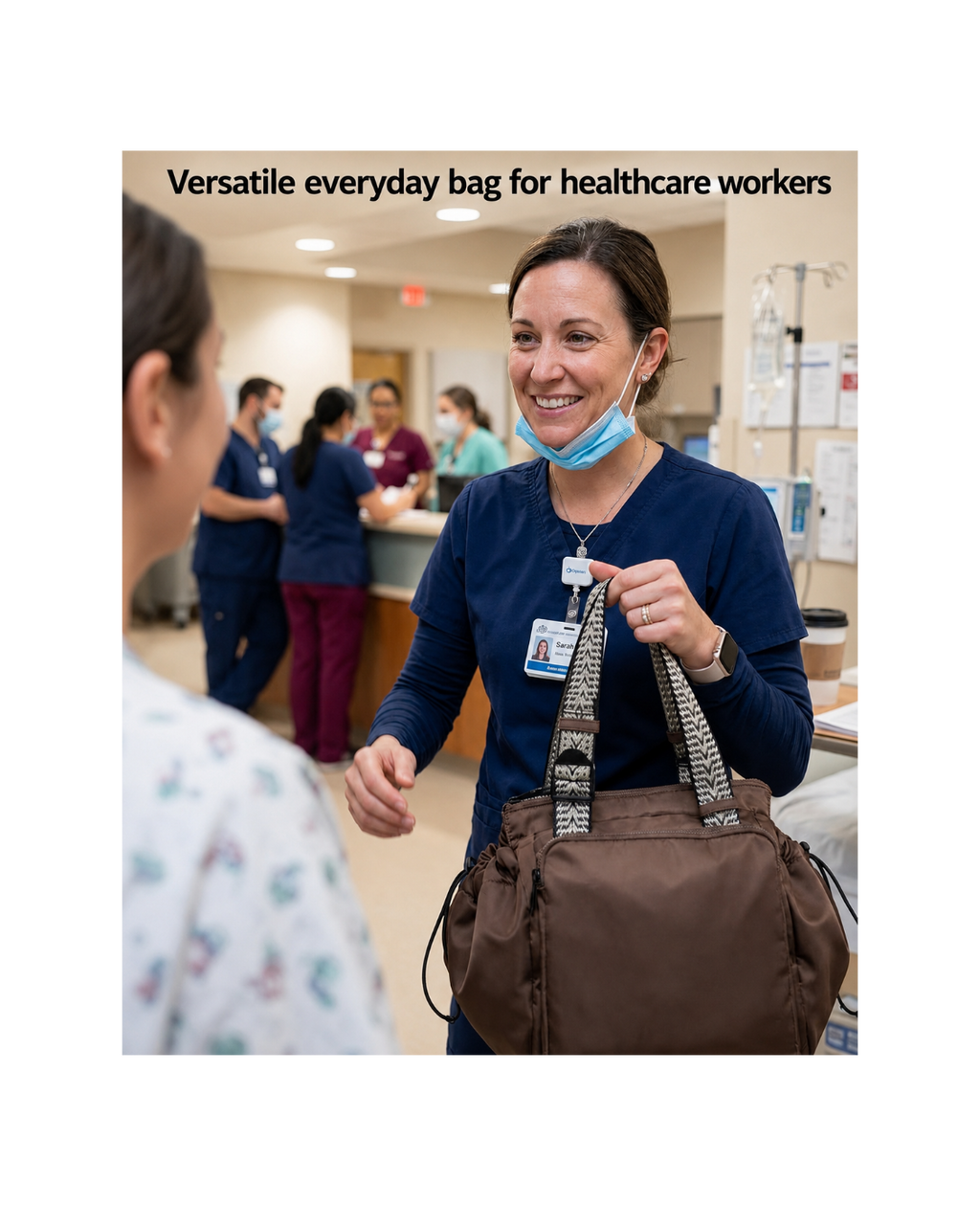 Versatile everyday tote bag/ backpack for women