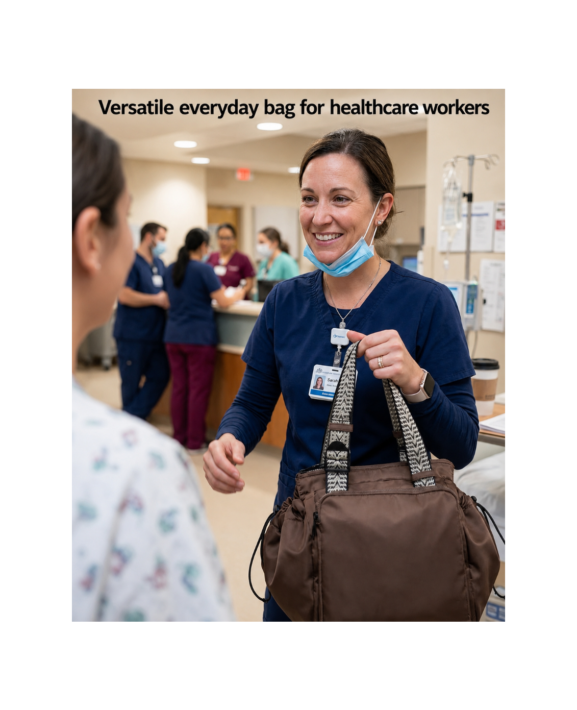 Versatile everyday tote bag/ backpack for women