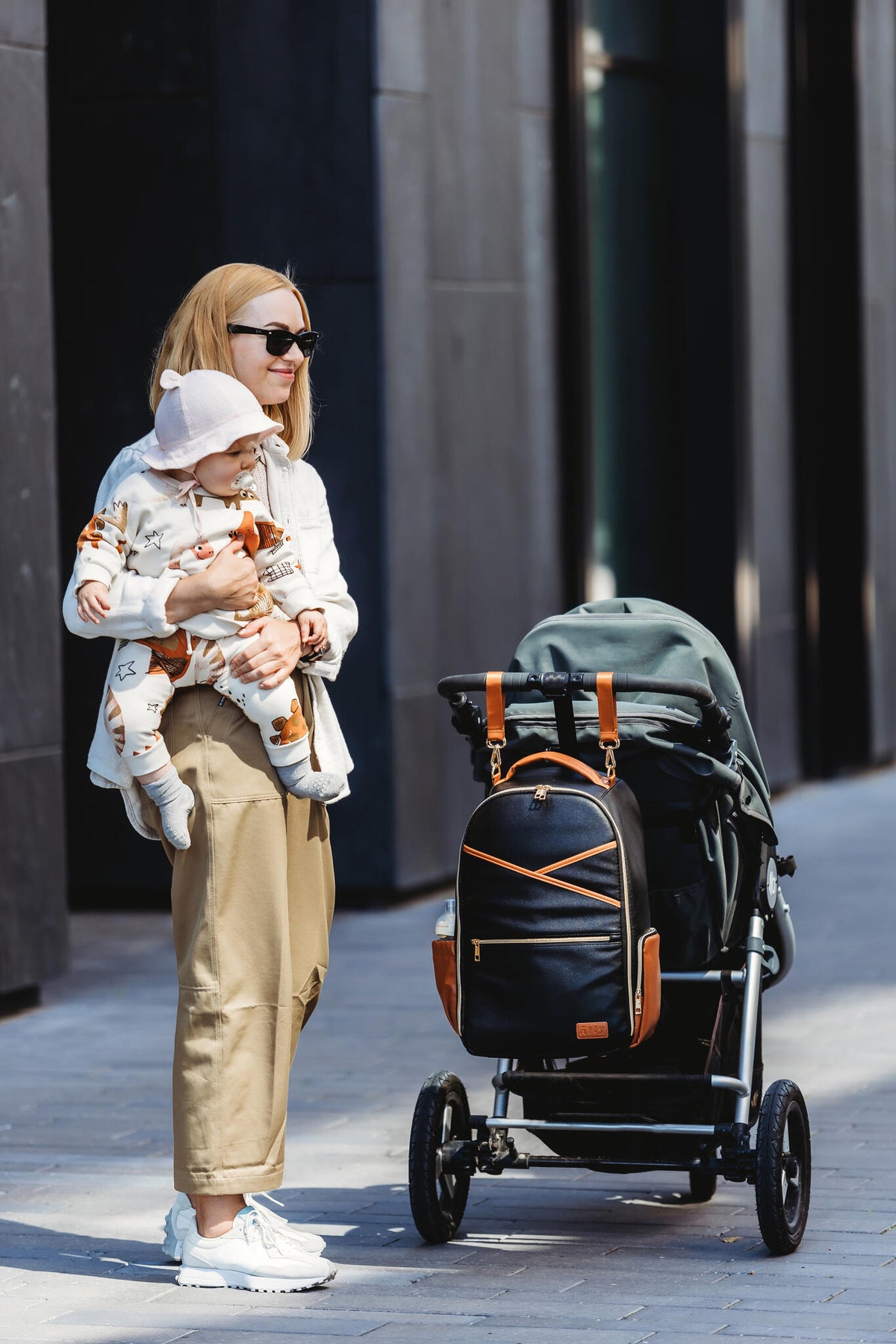 Ally Scandic Large Diaper Backpack – Black Coffee, photo 18
