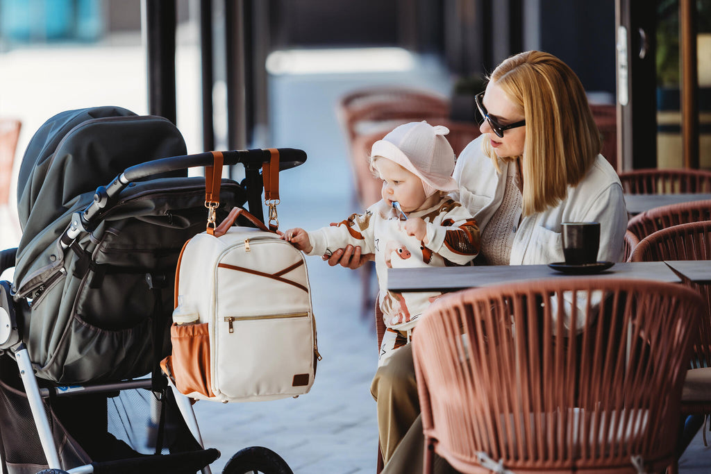 Ally Scandic Small Diaper Backpack – Cappuccino, photo 17