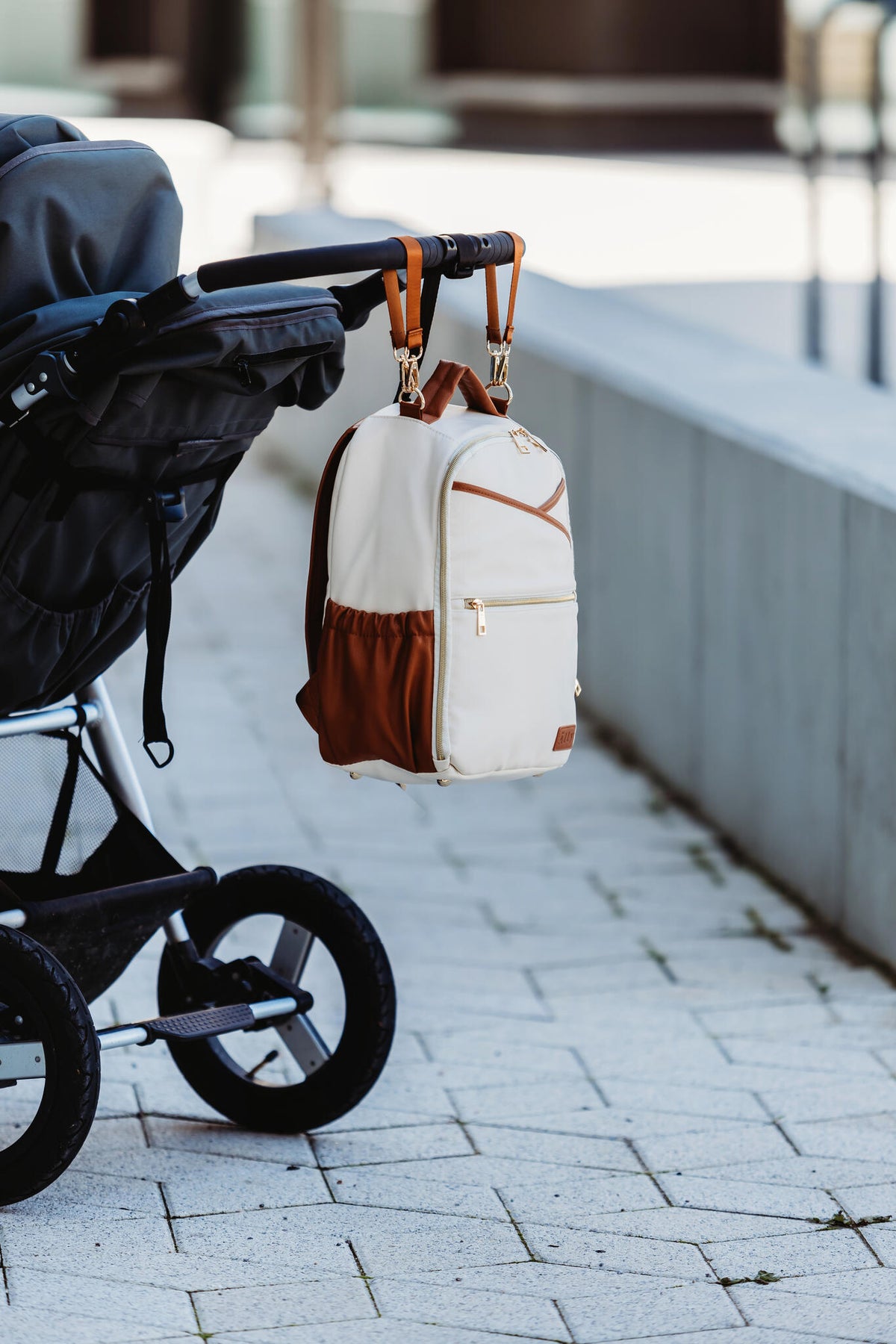 Ally Scandic Small Diaper Backpack – Cappuccino, photo 15