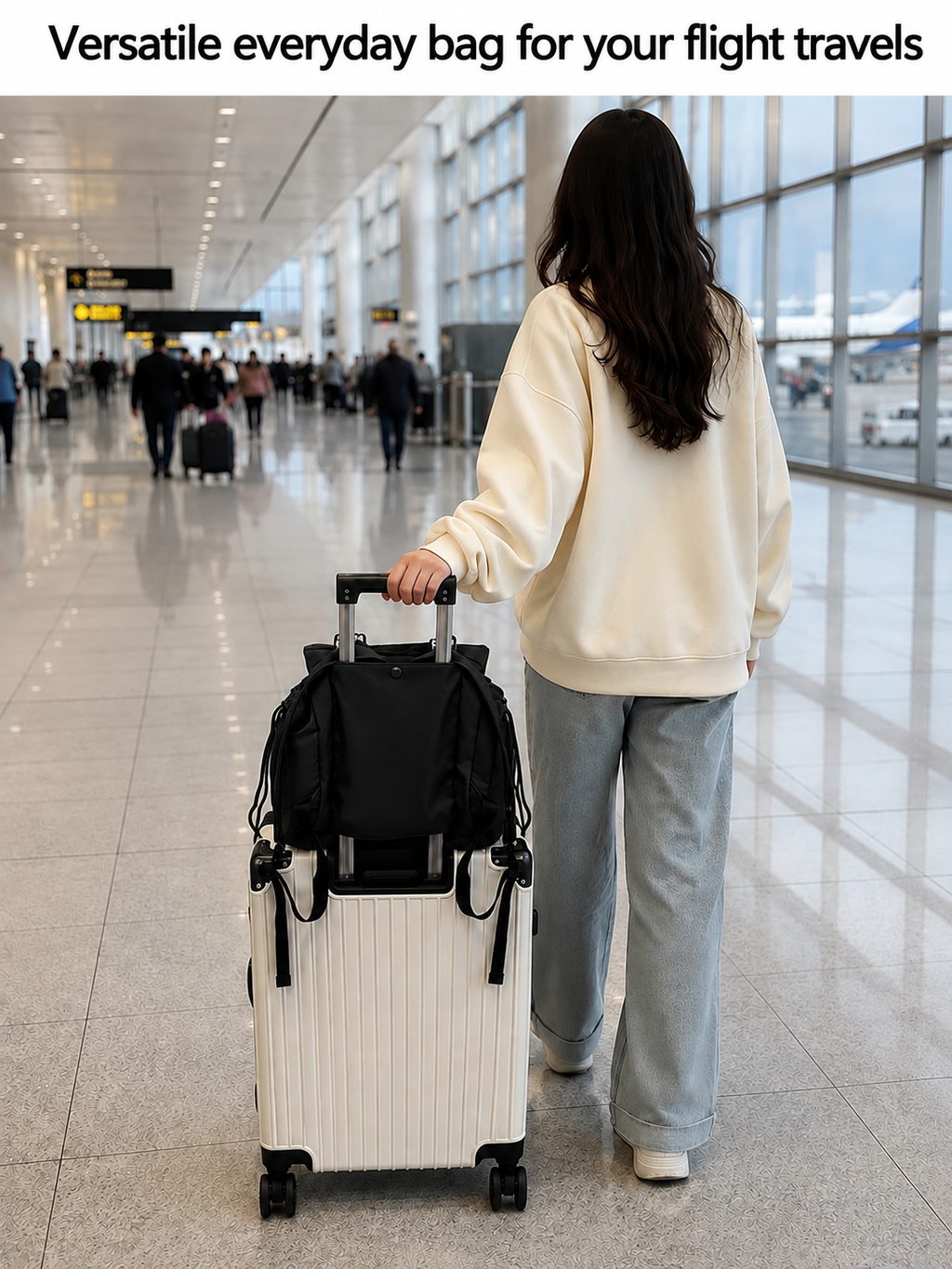 Versatile everyday tote bag/ backpack for women