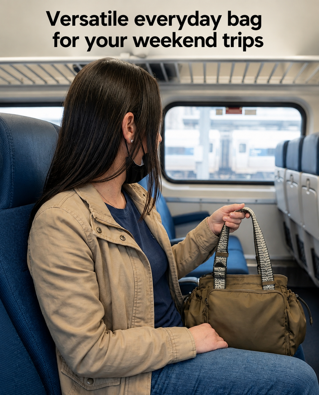 Versatile everyday tote bag/ backpack for women